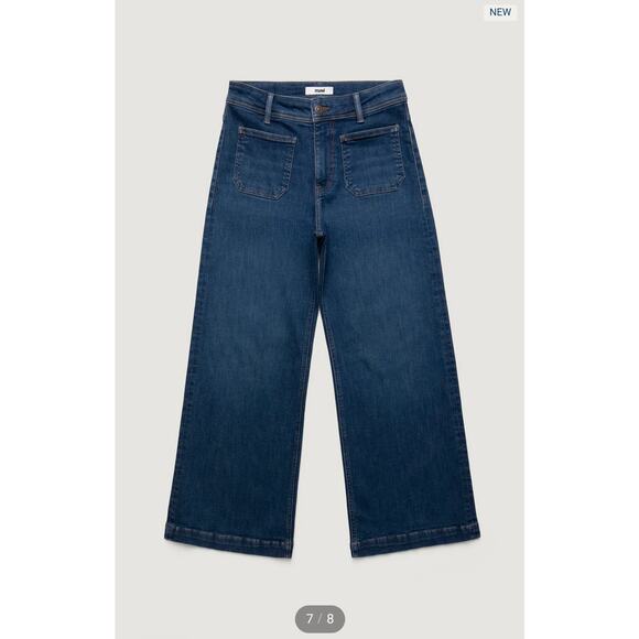 mavi Women's Dark Wash Paloma Marine Wide Leg Jeans Size 29 - Picture 6 of 16